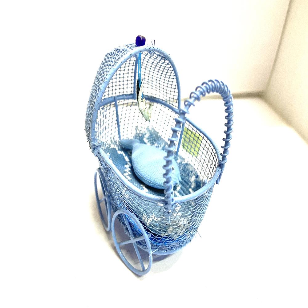 CARRITO DE BEBE AZUL