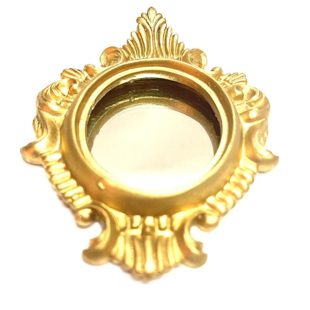 ESPEJO DORADO REDONDO