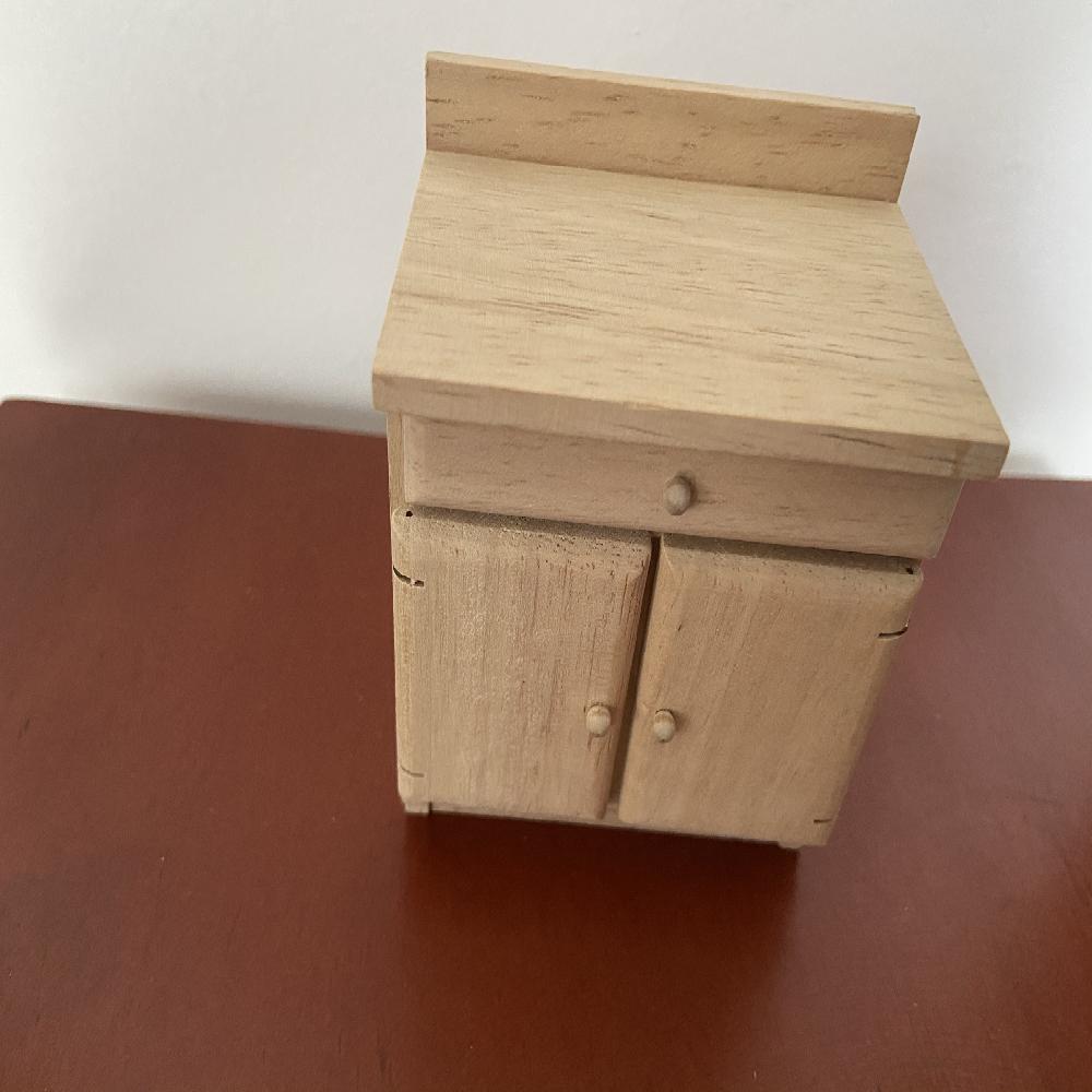 GABINETE DE COCINA EN MADERA NATURAL