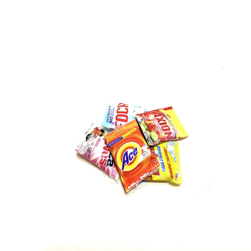 JUEGO DE DETERGENTES MINIATURA